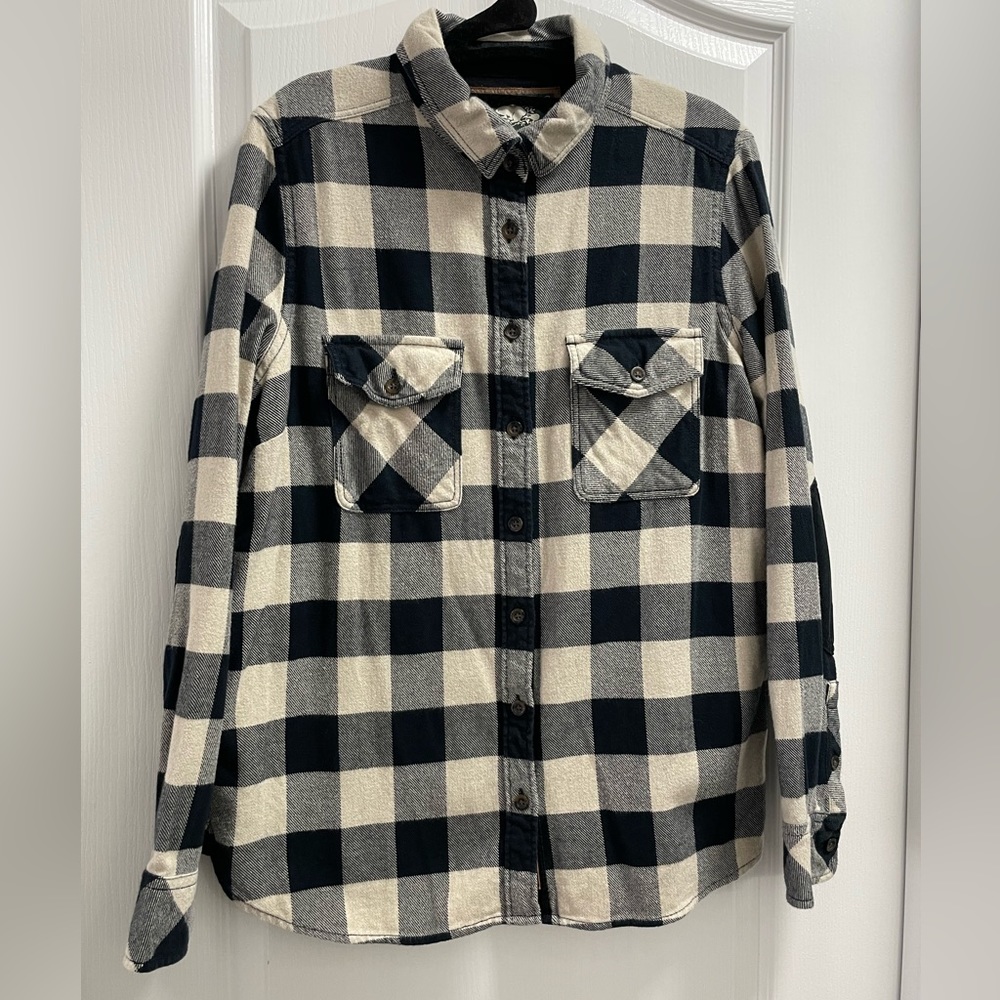 Roots | Buffalo Plaid Shirt - Black/Cream